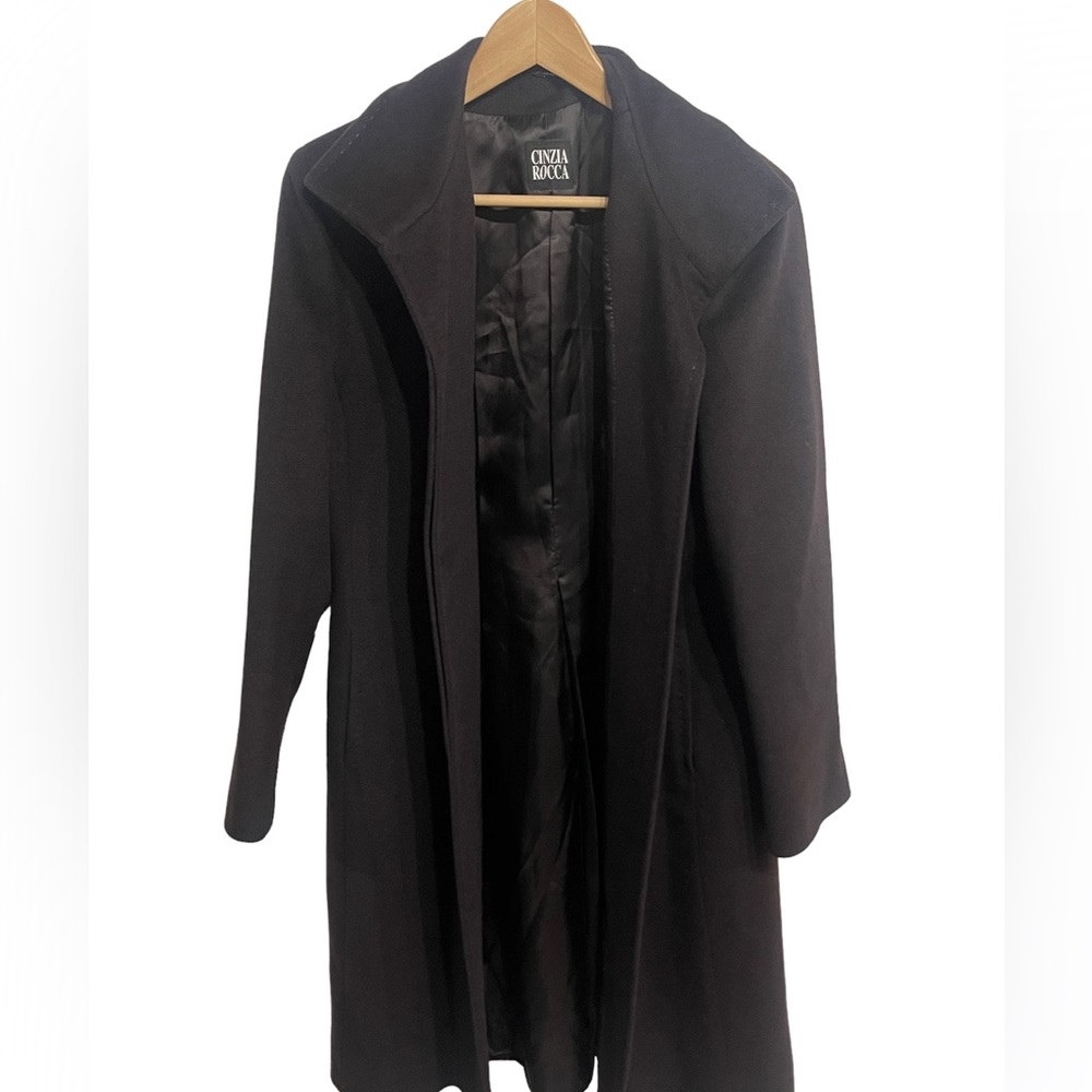 Vintage Cinzia black long coat excellent condition perfect for cold months!